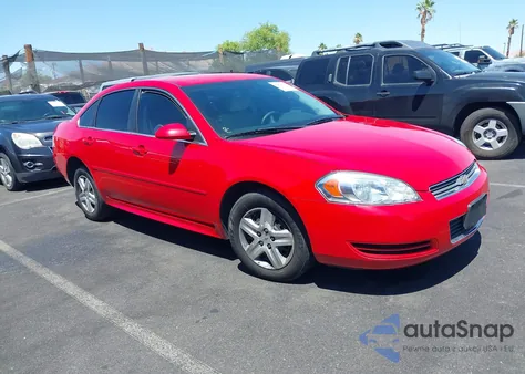 2011 Chevrolet Impala Ls из США, поврежденный, VIN 2G1WF5EK6B1186370